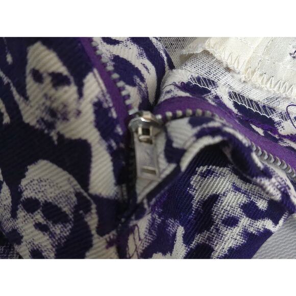 Vintage 1970s Campus Slacks Baron Wolman Woodstock Photo Print Bell Bottom Jeans - Picture 5 of 16